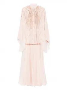 Комбинезон с пайетками Dina Melwani, нейтральный