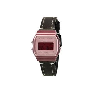 CASIO Часы Retrofit Series Quartz Movement Genuine Leather Strap Watch Men's Watch Pink Watch Dial