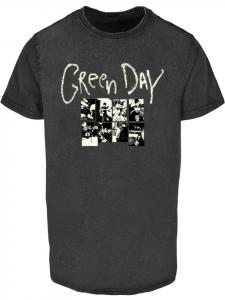 Футболка Green Day Collage Acid Tee черного цвета Merchcode