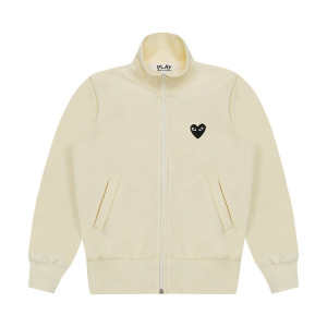 Толстовка Comme des Garçons PLAY Big Black Heart Sweatshirt 'Off-White', белый