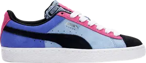 Кроссовки Puma Wmns Suede Classix Fizzy Lime Serenity, синий