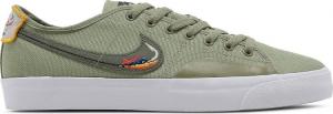 Кроссовки Nike Daan Van Der Linden x Blazer Court SB 'Dusty Olive', зеленый