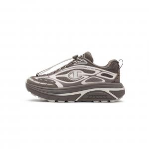 Champion Низкие кроссовки женские, цвет кофейных зерен серый/светло-розовый красный