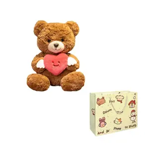 Плюшевая кукла Angel Hug Bear высотой 25см/30см LEVENKENESS, коричневый
