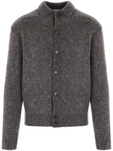 Шерстяной кардиган Aspesi, серый
