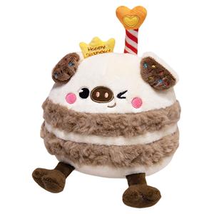 Плюшевая кукла Cute Piggy Dolls высотой 25 см FANNIKEER, коричневый