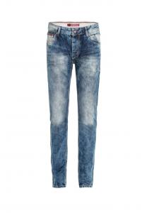 Джинсы в поношенном виде Cipo & Baxx, синий