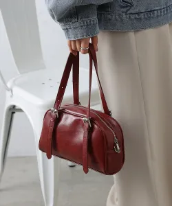 Винтажная мини-сумочка «Бостон» из искусственной кожи Colony 2139, цвет Red