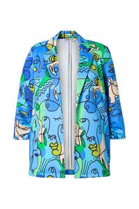 Блейзер Angel of Style, бирюзовый