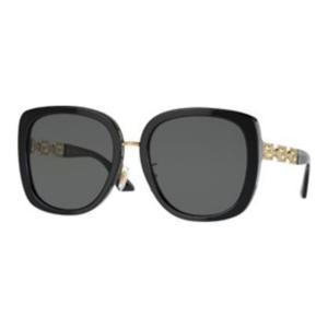 VERSACE Квадратные солнцезащитные очки женские черные, Black