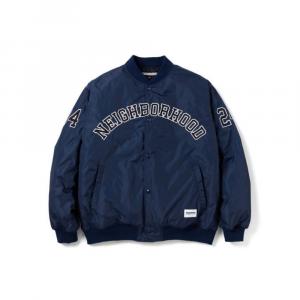 Бомбер в стиле varsity NEIGHBORHOOD, синий