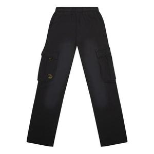 Брюки oversized cargo sweatpant 'fade black' Drew House, черный