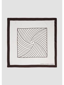 Comma Шарф белого цвета (01A2)