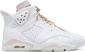 Кроссовки Wmns Air Jordan 6 Retro Gold Hoops, белый