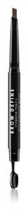 Карандаш для бровей с кисточкой MUA Makeup Academy Brow Define, оттенок Dark Brown