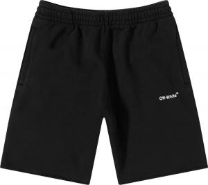 Спортивные шорты Off-White Single Arrow Pocket Sweatshort 'White/Black', белый