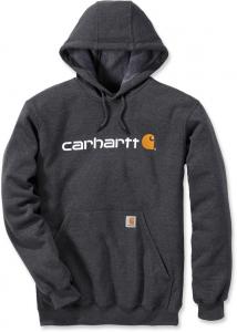 Толстовка Carhartt Signature Logo Midweight, темно-серый