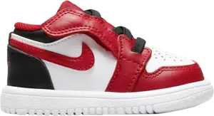 Кроссовки Air Jordan 1 Low TD Reverse Black Toe, красный