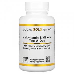 Мультивитамины California Gold Nutrition, 60 капсул
