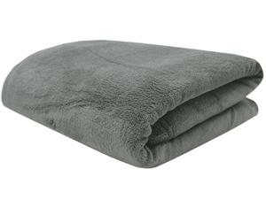 Мягкое одеяло Zollner 00000069, серо-коричневый - 150 x 200 см