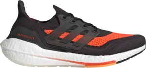 Кроссовки Adidas UltraBoost 21 'Carbon Solar Red', черный