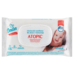 Dada Atopic детские влажные салфетки, 50 шт/уп.