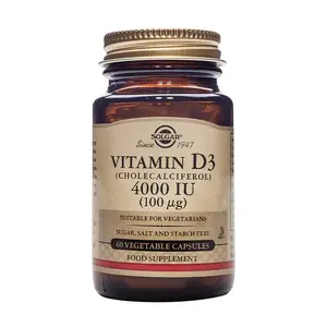 Добавка для иммунной системы Vitamina D3 Solgar, 60 UD