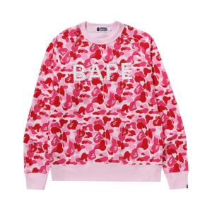 Толстовка BAPE ABC Camo Crystal Stone Crewneck 'Pink'