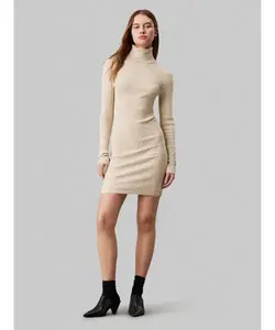 Платье Calvin Klein Jeans, бежевый