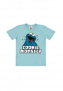 Футболка Organic Kids «Улица Сезам» - Cookie Monster LOGOSHIRT, светло-голубой