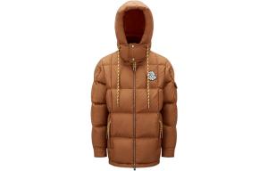 Пуховик мужской коричневый Moncler