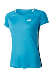 Футболка Lotto SQUADRA II PL, Tuerkis Weiss/Turquoise