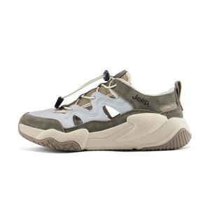 Jeep Низкие походные ботинки мужские хаки серые, цвет Khaki Gray