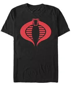 Мужская футболка с коротким рукавом G.I.Joe Cobra Logo Fifth Sun, черный