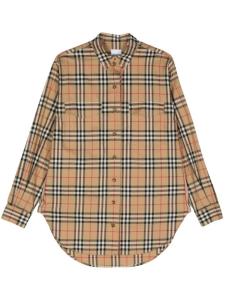 Рубашка в клетку Vintage Check Burberry, коричневый