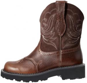 ZZQTBCDKY Женские западные ковбойские сапоги - уникальные коричневые деревенские сапоги с вышивкой и массивным каблуком - сапоги средней голени