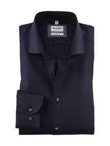 Деловая рубашка OLYMP "Level Five Body Fit", синий