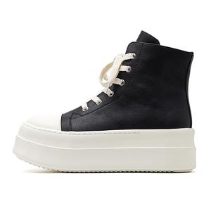 ZHENRAN Высокие мужские кроссовки, черные