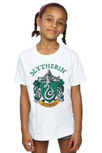 Хлопковая футболка с гербом Слизерина Harry Potter, белый