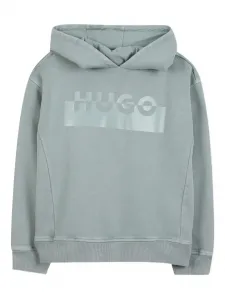 Худи с логотипом Hugo Kids, синий