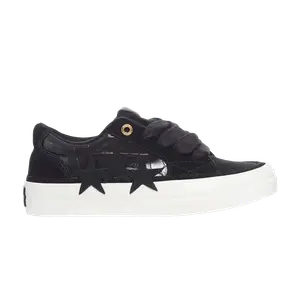 Кроссовки Amiri Sunset Skate Low, Croc Debossed - Black
