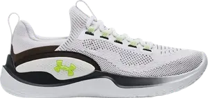 Кроссовки Under Armour Flow Dynamic White Black Lime, белый