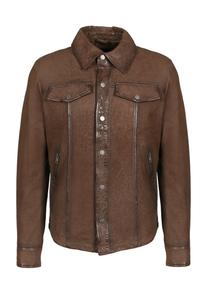 Куртка Freaky Nation Leather jacket, Brownie/Brown