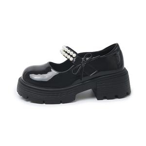 Туфли Мэри Джейн на платформе 5,5 см женские Magelly, Bright Black