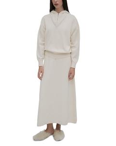 Двухслойный худи с капюшоном Rosetta Getty, слоновая кость/кремовый