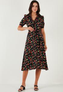 Платье-рубашка REGULAR FIT LELA, черный