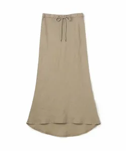 Легкая льняная юбка асимметричного кроя WKO5983