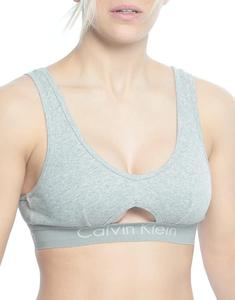 Женский боди-бралетт Calvin Klein без подкладки с вырезом-замочной скважиной, Grey Heather