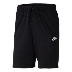 Шорты club short jsy casual sports gym basketball running shorts black Nike, черный