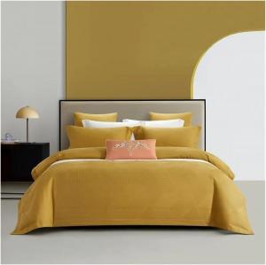 IBDRYKK Хлопковое жаккардовое вафельное покрывало с алмазным узором в стиле бохо